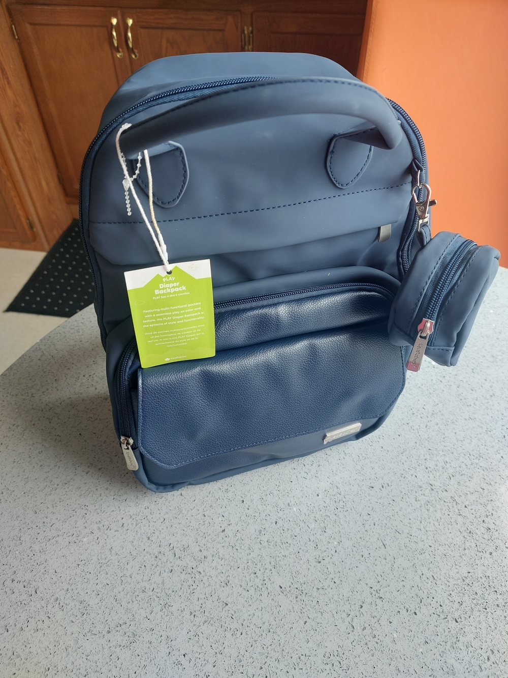Blue Baby Diaper Backpack - Unbranded